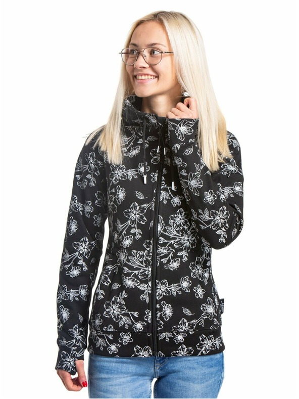 Meatfly Meatfly ženska tehnična jopa Alisha Blossom Black | Črna | Velikost