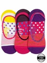 Meatfly Meatfly nogavice Low Socks Triple Pack Yellow Stripe | Rumena | Velikost