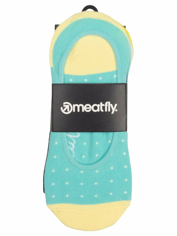 Meatfly Meatfly nizke nogavice Trojno pakiranje Rumene pike | Rumena | Velikost