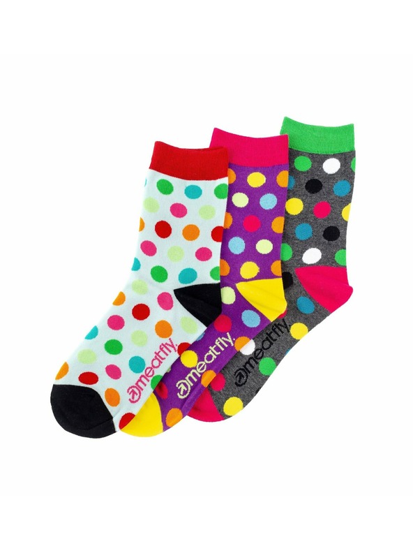 Meatfly Meatfly ženske nogavice Lt. Redno Pike Darilo | Večbarvna | Velikost