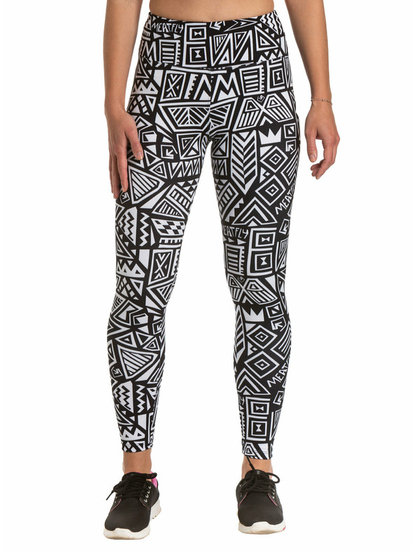 Meatfly Meatfly ženske legice Arabel Dancing Bela | Črna | Velikost