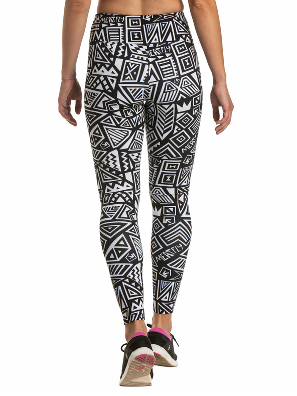 Meatfly Meatfly ženske legice Arabel Dancing Bela | Črna | Velikost