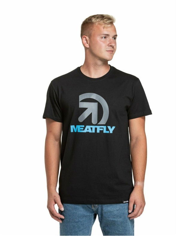 Meatfly Meatfly moška majica Dais Black | Črna | Velikost
