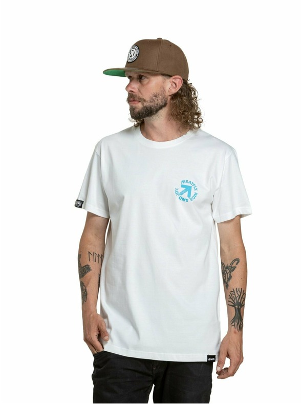 Meatfly Meatfly moška majica Arrow White | Bela | Velikost