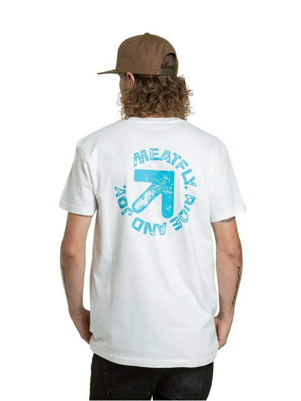 Meatfly Meatfly moška majica Arrow White | Bela | Velikost