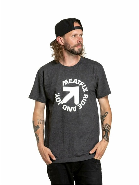 Meatfly Meatfly moško majica Arrow Charcoal Heather | Siva | Velikost
