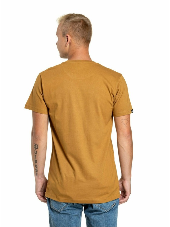 Meatfly Meatfly moško majica Rele Gold Brown | Rjava | Velikost