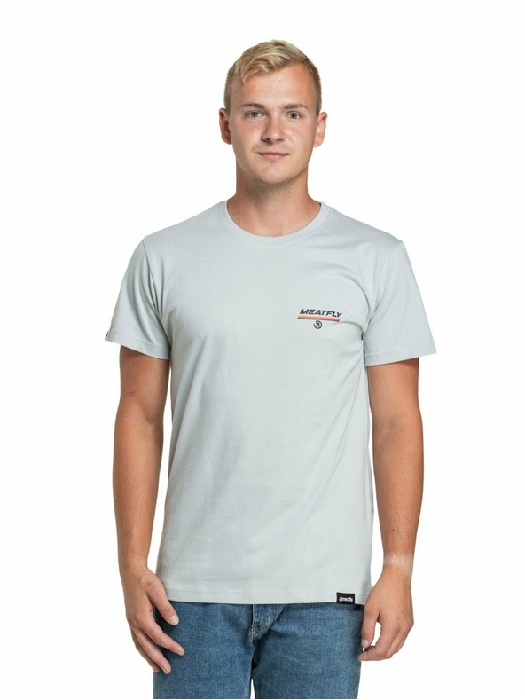 Meatfly Meatfly moško majica Racing Spirit Stone | Rjava | Velikost S | 100% bombaž