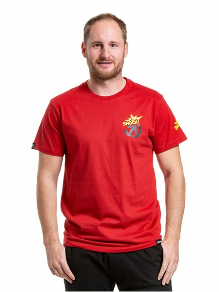 Meatfly Meatfly moška majica Big Shock Teamup Dark Red | Rdeča | Velikost