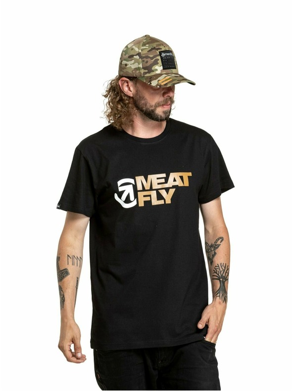 Meatfly Meatfly moška majica Revital Brown/Black | Rjava | Velikost