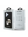 Karl Lagerfeld Karl Lagerfeld PU Saffiano Karl and Choupette Zadnji Pokrov za iPhone 16 Black