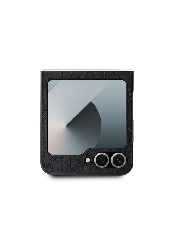 Karl Lagerfeld Karl Lagerfeld PU Saffiano Monogram Karl Head Zadnji Pokrov za Samsung Galaxy Z Flip 6 Black