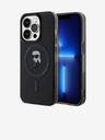 Karl Lagerfeld IML Ikonik MagSafe Zadnji Pokrov za iPhone 15 Pro Black Karl Lagerfeld