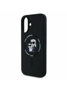 Karl Lagerfeld Karl Lagerfeld Liquid Silicone Karl and Choupette MagSafe Zadnji Pokrov za iPhone 16 Black