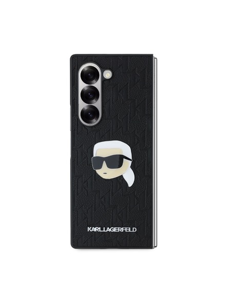 Karl Lagerfeld Karl Lagerfeld PU Saffiano Monogram Karl Head Zadnji Pokrov za Samsung Galaxy Z Fold 6 Black