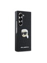 Karl Lagerfeld Karl Lagerfeld PU Saffiano Monogram Karl Head Zadnji Pokrov za Samsung Galaxy Z Fold 6 Black