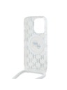 Karl Lagerfeld Karl Lagerfeld IML Monogram Crossbody K&CH Heads MagSafe Zadnji pokrov za iPhone 15 Pro Transparent