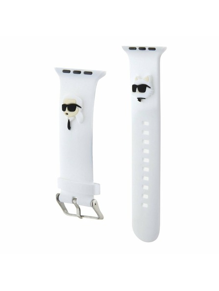 Karl Lagerfeld Karl Lagerfeld Karl in Choupette Head NFT Pašček za Apple Watch 38/40/41 White