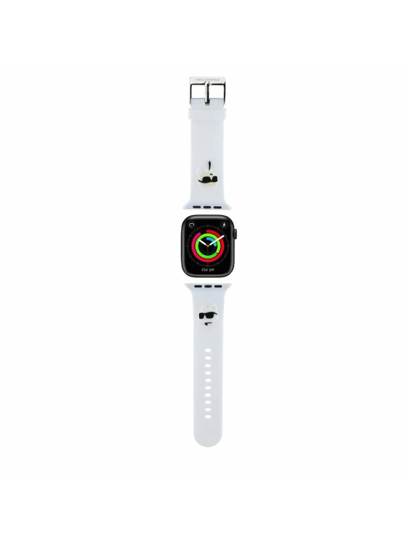 Karl Lagerfeld Karl Lagerfeld Karl in Choupette Head NFT Pašček za Apple Watch 38/40/41 White
