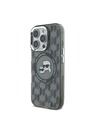 Karl Lagerfeld Karl Lagerfeld IML Monogram K&CH Heads MagSafe Zadnji pokrov za iPhone 16 Pro Max Black