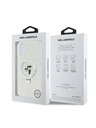 Karl Lagerfeld Karl Lagerfeld Ringstand Karl in Choupette MagSafe Zadnji pokrov za iPhone 16 Plus White