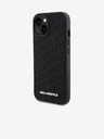 Karl Lagerfeld PU Quilted Pattern Zadnji pokrov za iPhone 15 Black Karl Lagerfeld