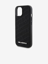 Karl Lagerfeld PU Quilted Pattern Zadnji pokrov za iPhone 15 Black Karl Lagerfeld