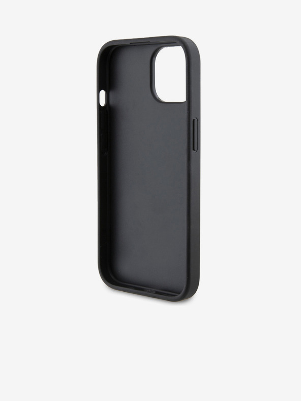 Karl Lagerfeld PU Quilted Pattern Zadnji pokrov za iPhone 15 Black Karl Lagerfeld