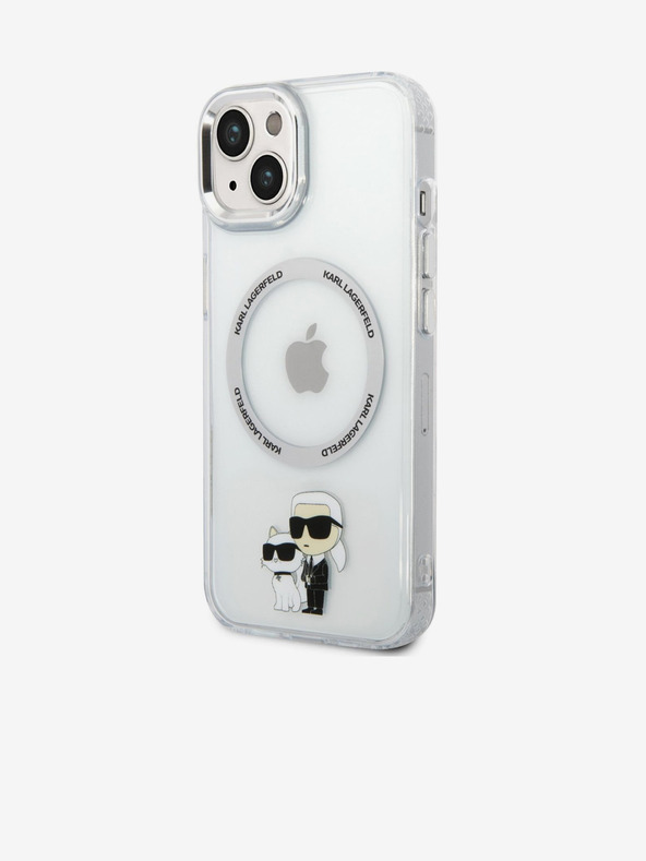 Karl Lagerfeld Karl Lagerfeld IML Karl and Choupette NFT MagSafe Zadnji Pokrov za iPhone 14 Transparent