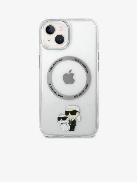 Karl Lagerfeld Karl Lagerfeld IML Karl and Choupette NFT MagSafe Zadnji Pokrov za iPhone 14 Transparent