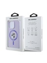 Karl Lagerfeld Karl Lagerfeld Liquid Silicone Karl and Choupette MagSafe Zadnji Pokrov za iPhone 16 Pro Purple