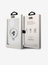 Karl Lagerfeld Ringstand Karl and Choupette MagSafe Zadnji Pokrov za iPhone 15 Pro Max White Karl Lagerfeld