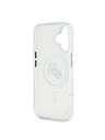 Karl Lagerfeld Karl Lagerfeld IML K&CH Glav Metal Frame MagSafe Zadnji Pokrov za iPhone 16 Plus Transparent