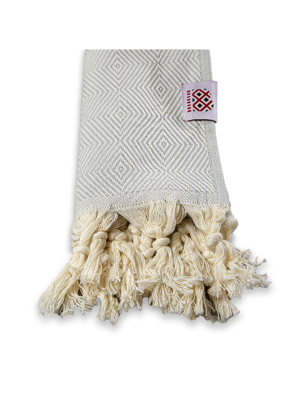 Balkanova Portokala IX bombažna kopalna brisača in brisača - srebrno modri komplet