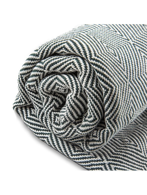 Balkanova Komplet bombažnih brisač in brisač Portokala XII - smaragdno zelena