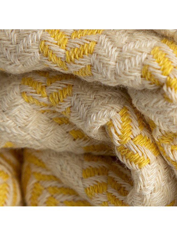 Balkanova Bombažna brisača in brisača Portokala VI - rumeni komplet