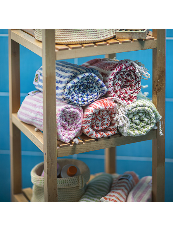 Balkanova Bombažna brisača in brisača Portokala VI - rumeni komplet