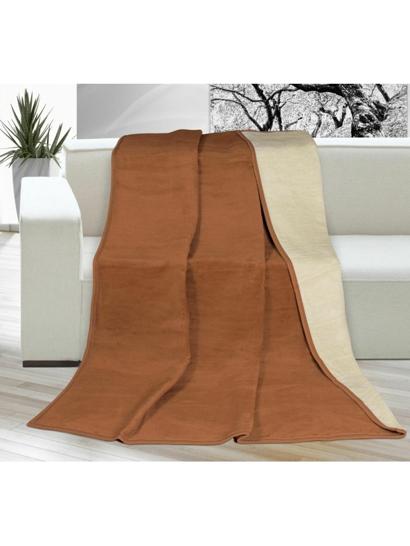 Bellatex Prevleka enobarvna 150x200cm rjava/brezova