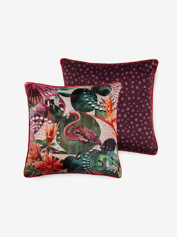 Hip Bedding Vijolična vzorčasta obojestranska blazina s polnilom Hip Bedding Sirke