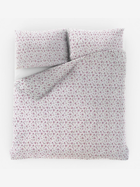 Kvalitex Francoska bombažna posteljnina Provence Collection 240x200, 70x90cm Violeta vijolična Qualitex