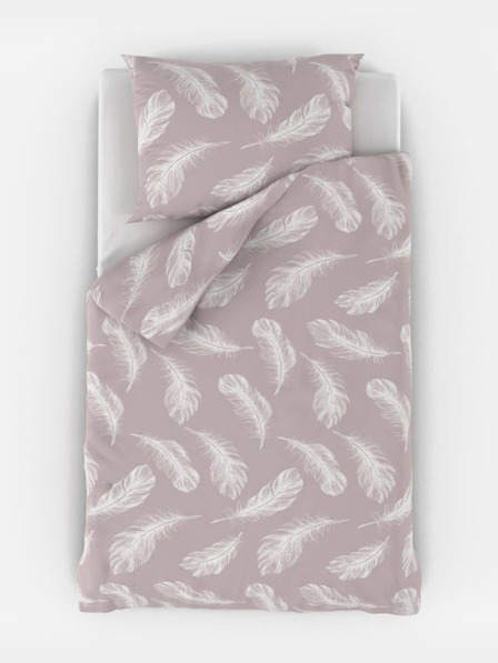 Kvalitex Bombažna posteljnina za otroško posteljico Shelby bež