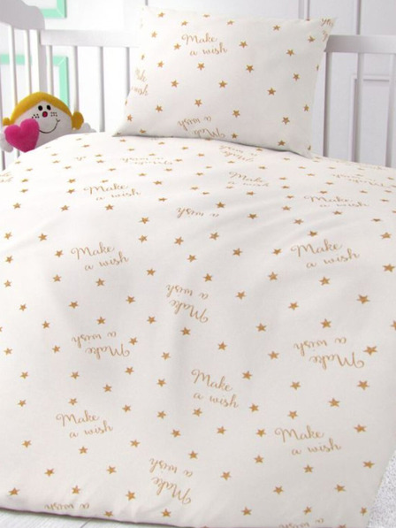 Kvalitex Bombažna posteljnina za otroško posteljico Stars