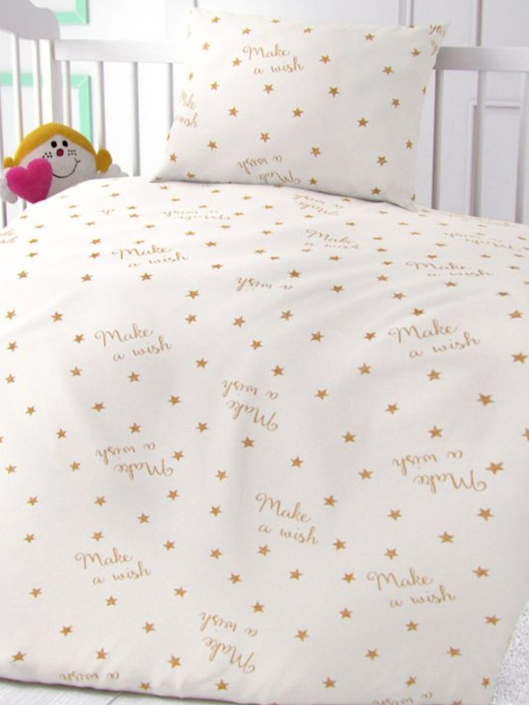 Kvalitex Bombažna posteljnina za otroško posteljico Stars