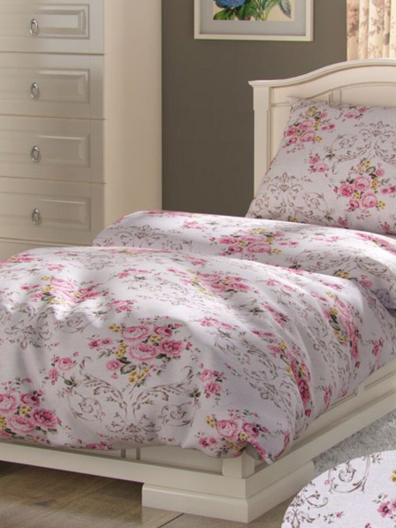Kvalitex Francoska bombažna posteljnina PROVENCE COLLECTION 240x200, 70x90cm CLER roza