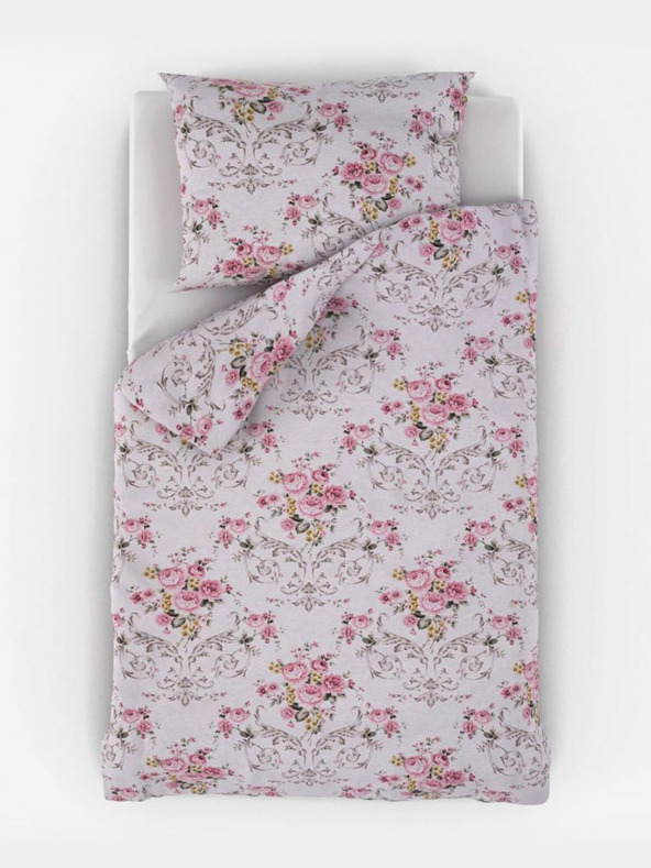 Kvalitex Francoska bombažna posteljnina PROVENCE COLLECTION 240x200, 70x90cm CLER roza