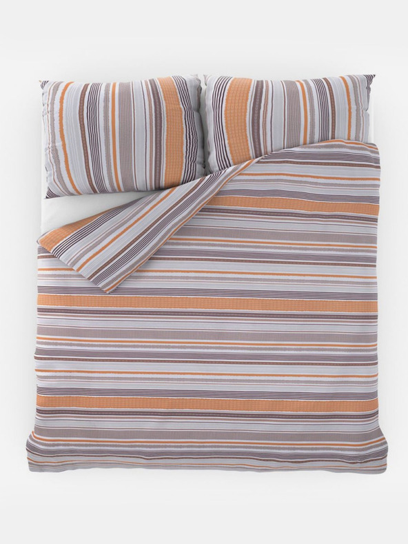 Kvalitex Klasična bombažna posteljnina 140x200, 70x90cm VENTA bež