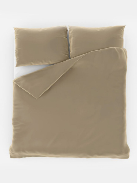 Kvalitex Satenasto francosko posteljno perilo LUXURY COLLECTION 1+2, 240x200, 70x90cm bež barva