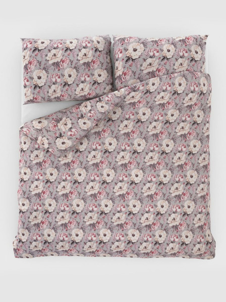 Kvalitex Klasično posteljno pregrinjalo 140x220, 70x90cm Ester siva Kvalitex