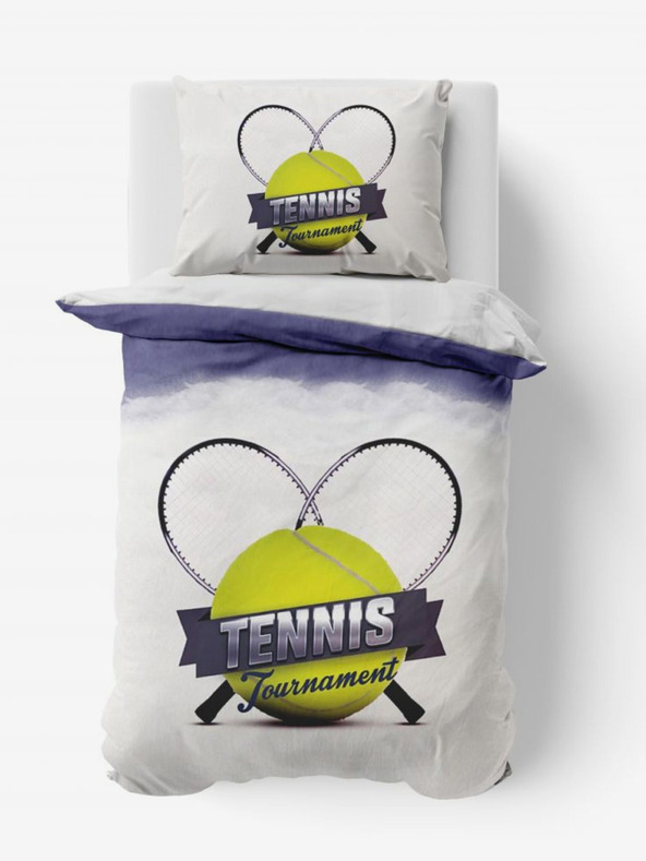 Kvalitex 3D posteljno perilo 140x200, 70x90cm Tenis