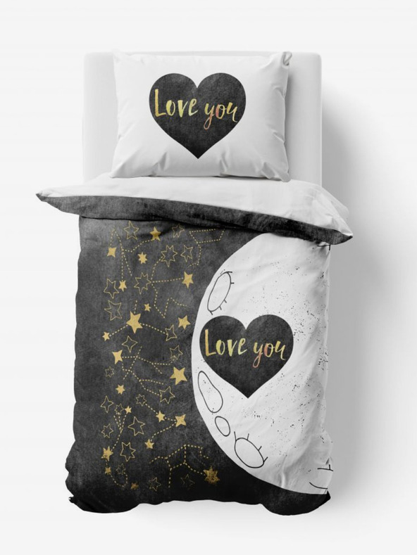 Kvalitex 3D posteljnina 140x200, 70x90cm Love